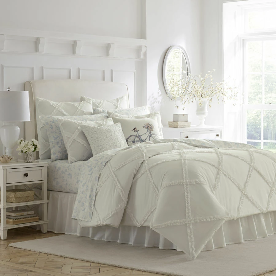 Laura Ashley Adelina Cotton Comforter-Sham Set
