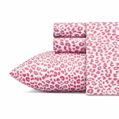 Betsey Johnson Betseys Leopard Microfiber Sheet Set