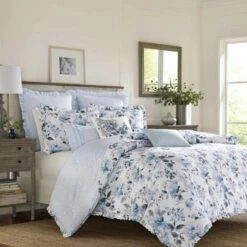 Laura Ashley Chloe Cotton Comforter-Sham Set