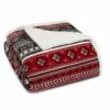 Eddie Bauer Classic Fair Isle Ultra Soft Plush Fleece Throw Blanket
