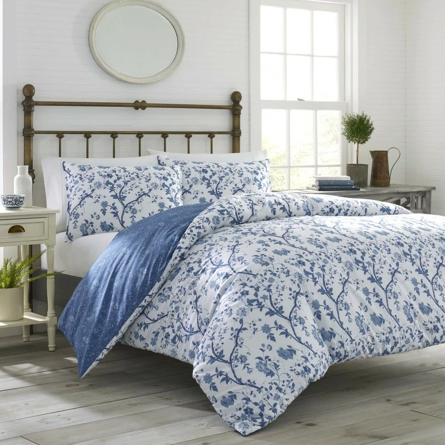 Laura Ashley Elise Cotton Duvet Cover Set