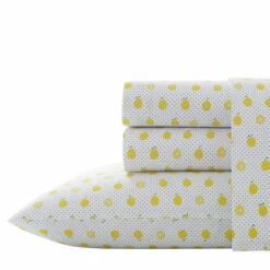 Poppy & Fritz Lemons Cotton Percale Sheet Set
