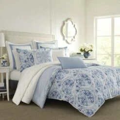 Laura Ashley Mila Cotton Comforter-Sham Set