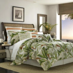 Tommy Bahama Palmiers Cotton-Satten Duvet Cover Set