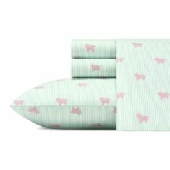 Poppy & Fritz Pigs Cotton Percale Sheet Set