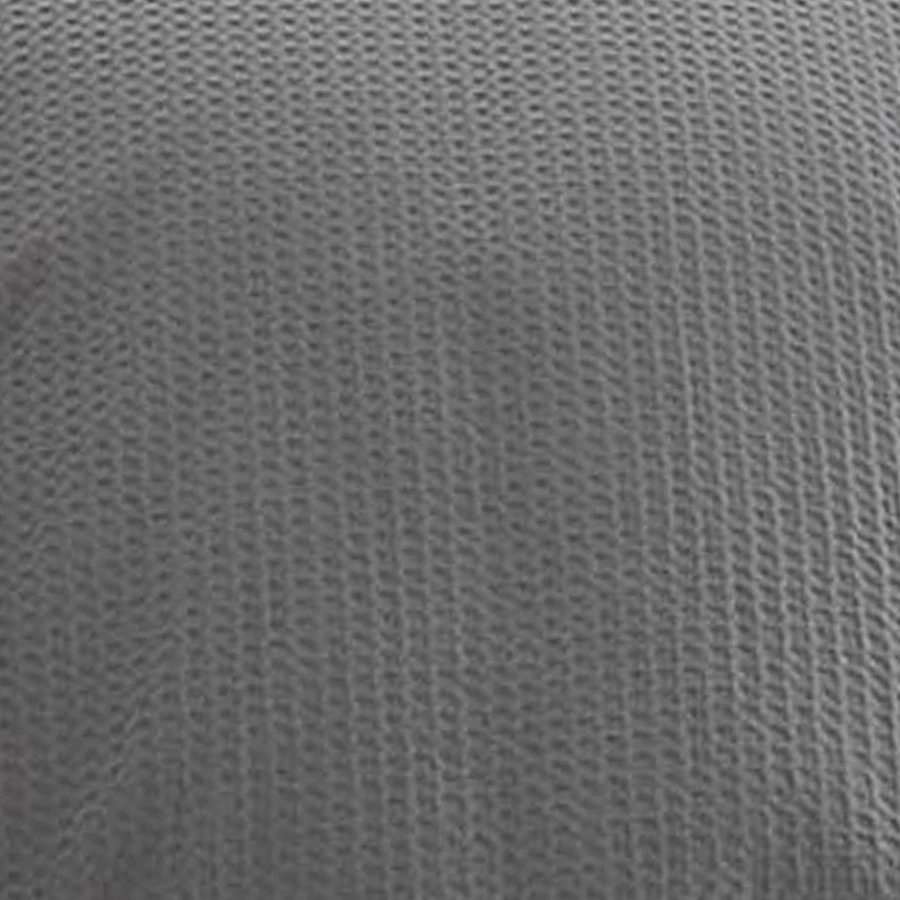 Vera Wang Waffle Pique Grey Waffle Pique Duvet Cover Set - Image 2