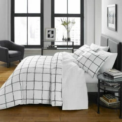 City Scene Zander Microfiber Duvet Cover Set
