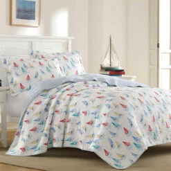 Laura Ashley Ahoy Quilt Set
