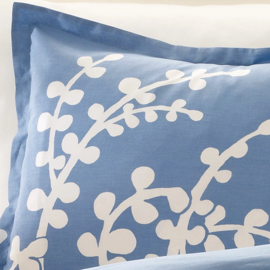 City Scene Branches French Blue Comforter And Duvet Cover Sets - Image 3
