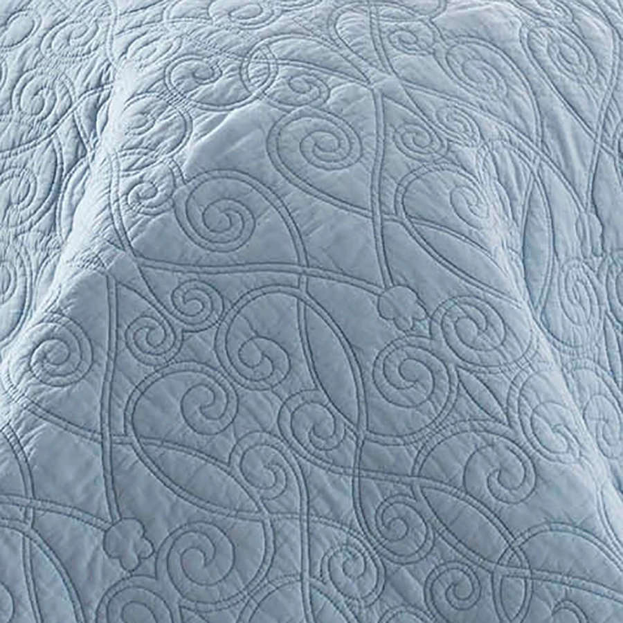 Laura Ashley Felicity Breeze Blue Quilt Set - Image 2